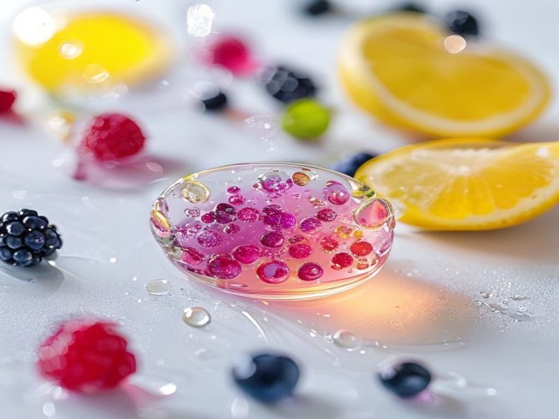 Liquid flavours with fresh citrus and berries