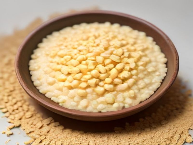 Maize meal porridge with raw maize meal