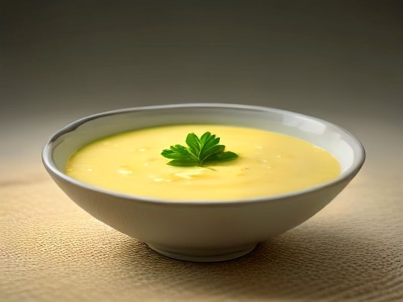 Bowl of soup with seasoning powders
